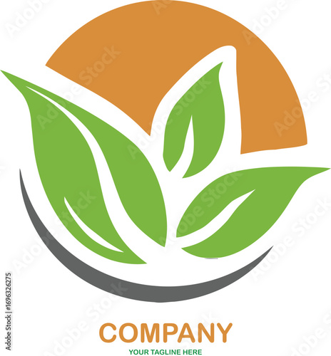 Modern Farm Logo || Green Agriculture Design