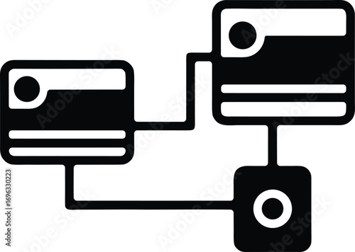 Payment connection vector icon.