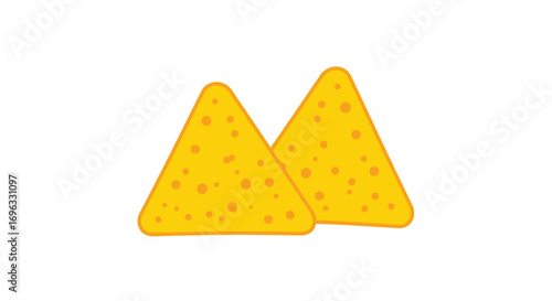 Crispy golden triangle corn tortilla chips perfect for snacking anytime