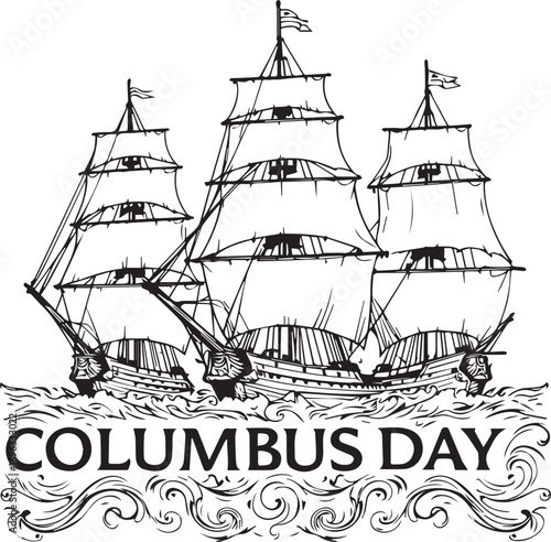 “The Fleet That Didn’t Just Sail, It Signaled a Century”

“Columbus Day: Three Ships, One Storyline”

“Wave-Laced Legacy: A Voyage Etched in Ink”