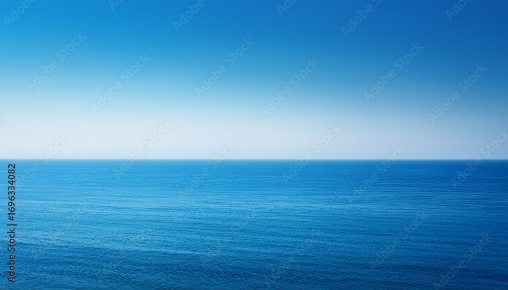 Fototapeta premium subtle light blue to deeper blue gradient calming ocean vibes background serene nature