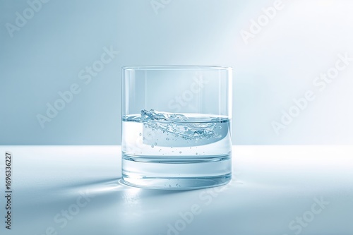 Wallpaper Mural Transparent vessel containing pure water Torontodigital.ca