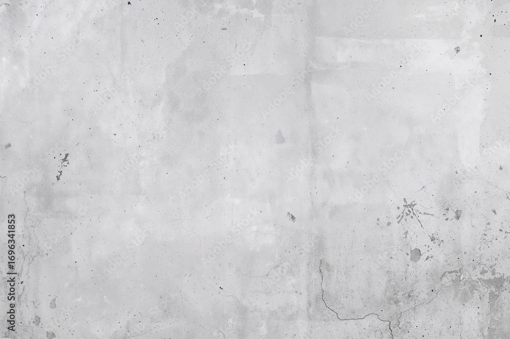 Obraz premium Distressed white and gray concrete surface with blank area. Visual asset.