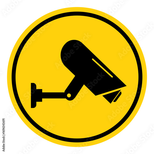 CCTV Security Camera Symbol Sign, Vector Illustration, Isolate On White Background Label. EPS10