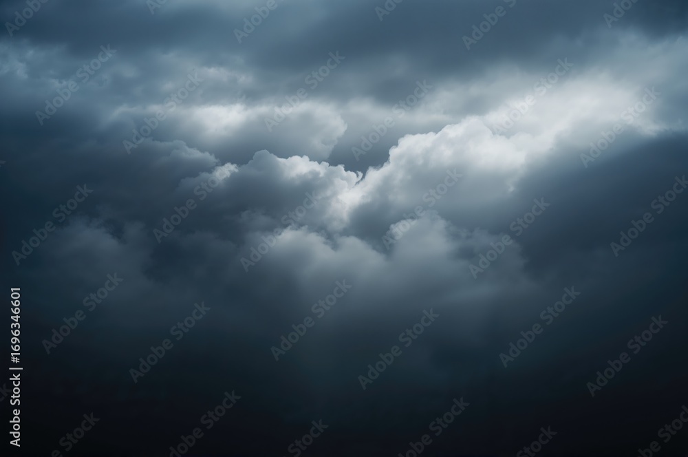 Obraz premium Mist, pale clouds, or haze for design elements on a dark backdrop