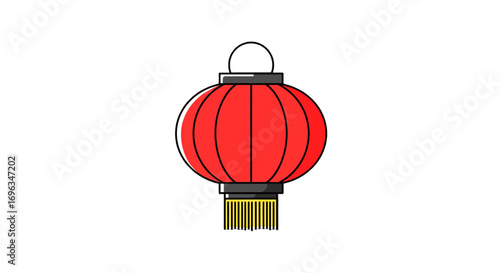 Illustration of asian lantern chinese lantern festival celebration traditional holiday culture light design on transparent background
