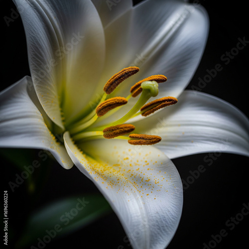 white lilies