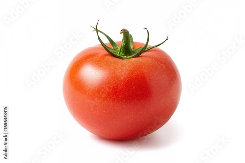 Wallpaper Mural Isolated ripe cherry tomato against a white backdrop Torontodigital.ca