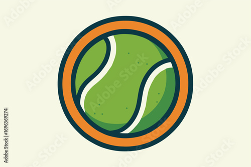 Tennis Ball Image Focus.