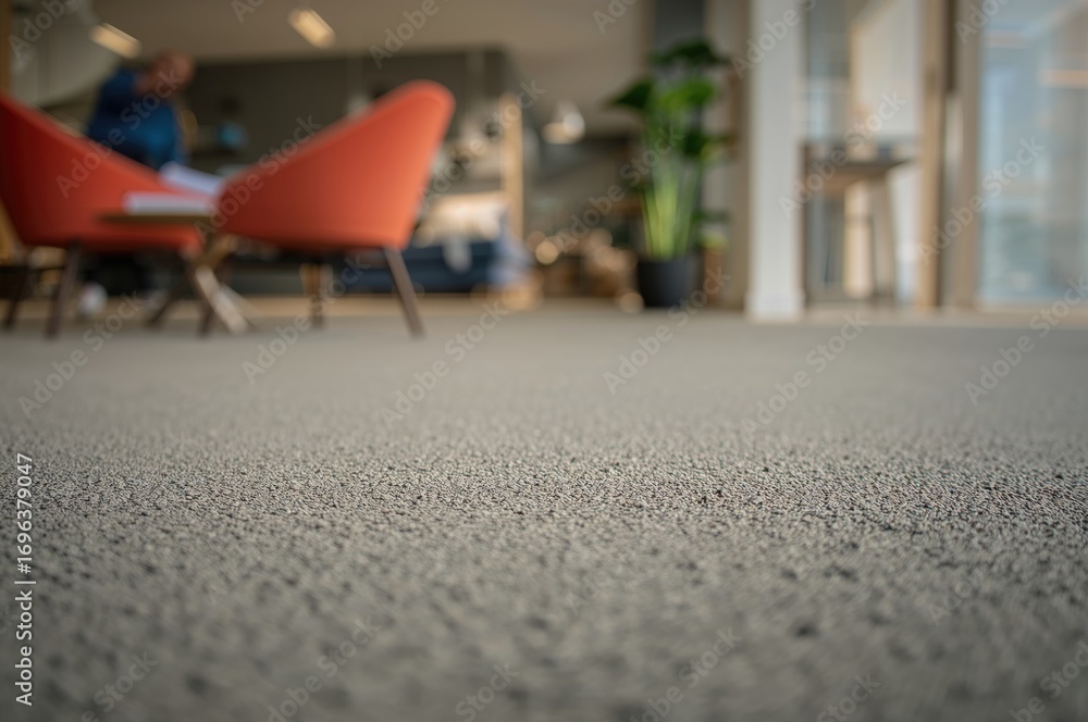 Naklejka premium Restoration and Furnishing of Filled Screed Flooring with Shallow Depth of Field