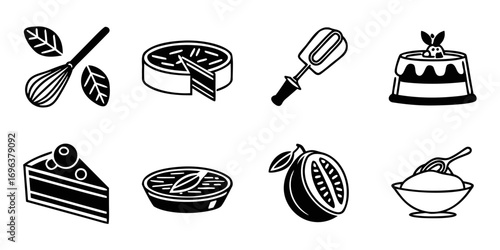 Baking and Dessert Icons Collection
