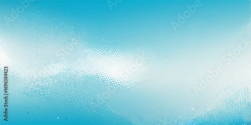 Winter water and snow scene with blue waves ice and bubbles background design