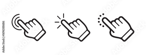 Interactive Cursor Icons for Web and Mobile Design
