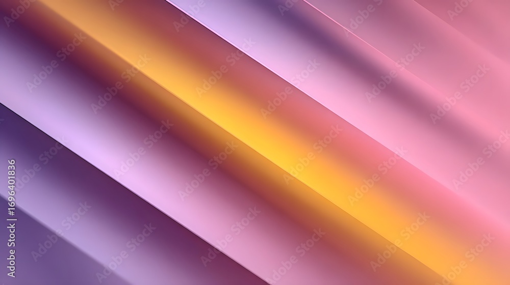 Fototapeta premium Striking abstract background featuring a bold, vibrant color gradient design with diagonal overlapping shapes and a modern, minimalist aesthetic.