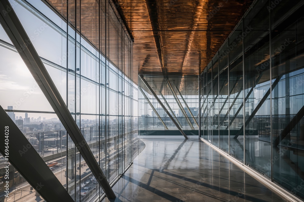 Obraz premium Metal and Glass Window Designs