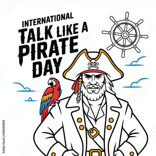 International Talk Like a Pirate Day – Pirate Humor, Nautical Fun & Skull & Crossbones Celebration.