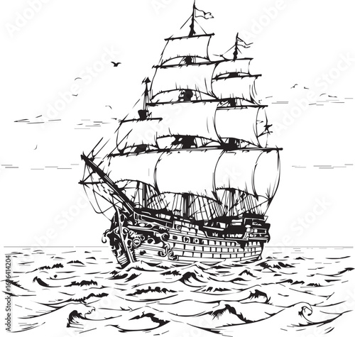 “The Vessel That Didn’t Just Sail, It Sang of Sovereignty”

“Galleon of Grace: A Journey Etched in Wind and Wood”

“Decks of Destiny, Wings of Water”