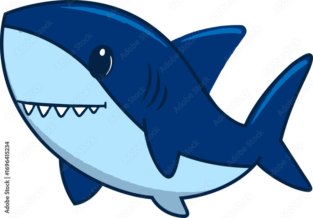 Obraz premium shark is looking