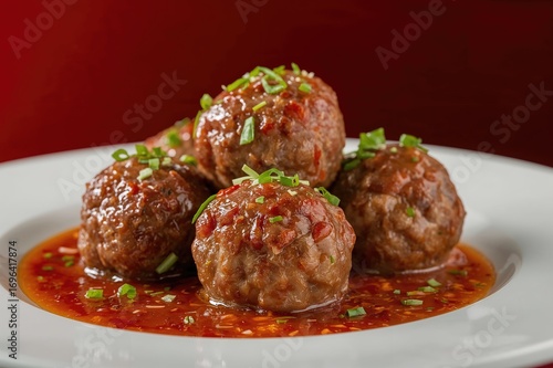 Close-up of large spicy mea...