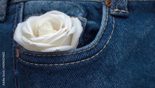 Close-up of a white rose tu...