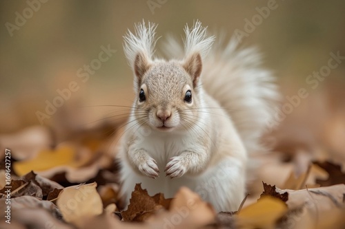 Adorable tiny squirrel