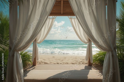 Comfortable seaside hut wit...