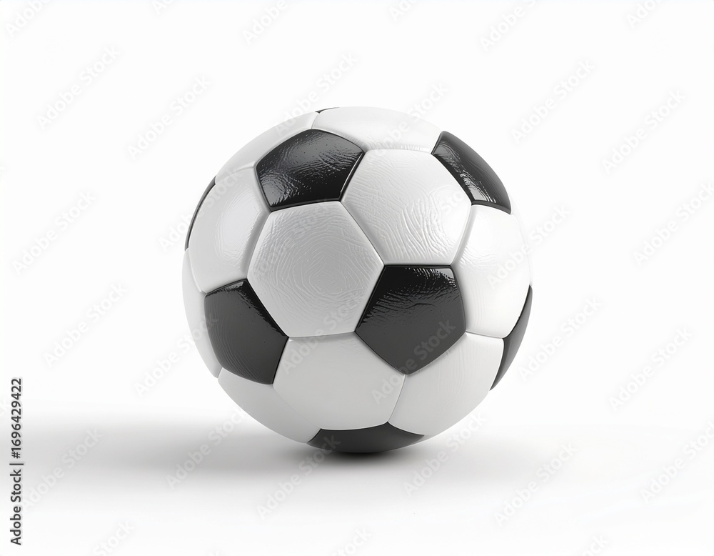 Obraz premium 3D Render Soccer Ball. AI Generated