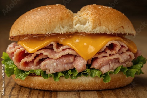 Close-up of a turkey deli m...