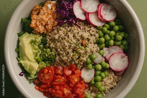 Nutritious vegan lunch bowl...