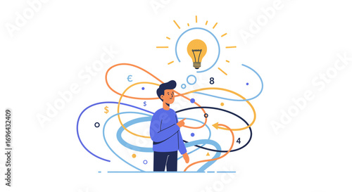 Achieving Clarity: Dedicated Professional Finding Serene Focus for Optimal Productivity and Growth