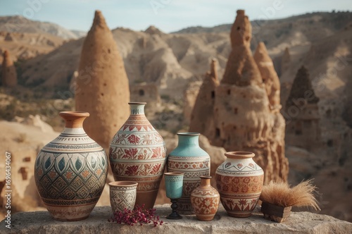 Clay pottery and artifacts ...
