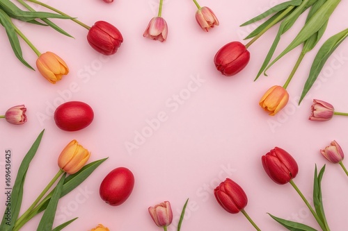 Creative spring arrangement...