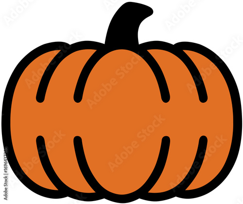 Minimalist Pumpkin Vector Illustration