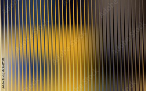 Abstract yellow background with vertical lines and blurred gradient effect