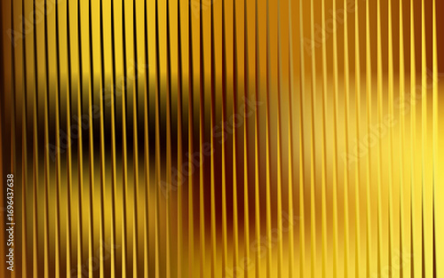 Abstract gold background with vertical lines and blurred gradient effect