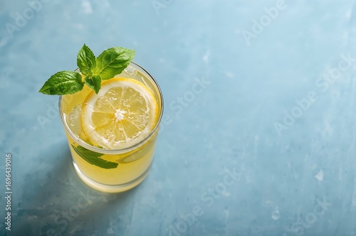 Refreshing basil and lemon ...