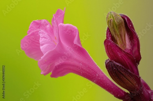 Close-up shot of a vibrant ...