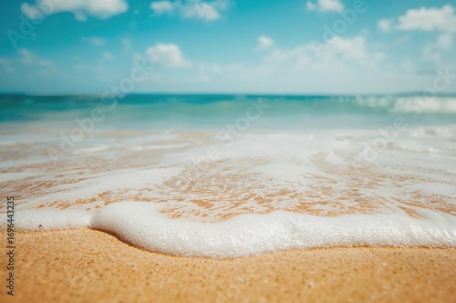 Gentle tiny waves caressing...