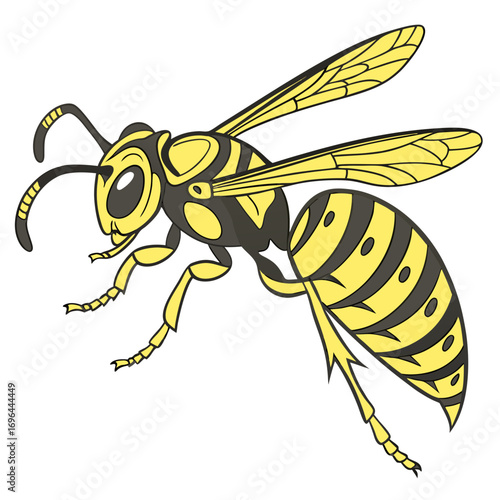 Cartoon wasp