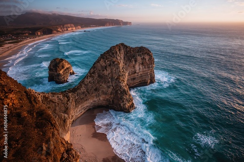 Rocky Shoreline Along the O...
