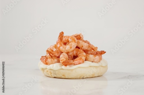 Tasty white bread sandwich ...