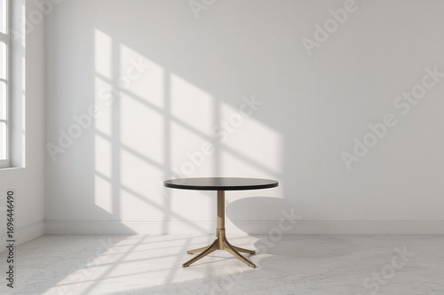 Close-up of a circular tabl...
