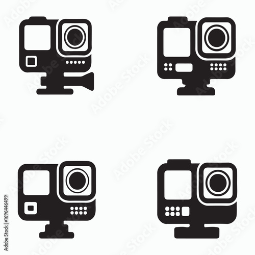 Action camera GoPro device solid bundle