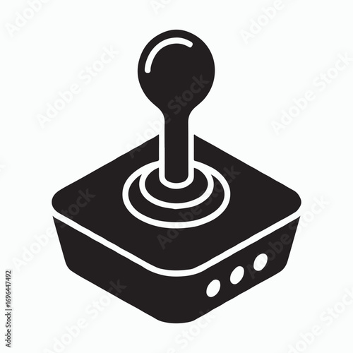 Joystick gaming arcade stick solid graphic