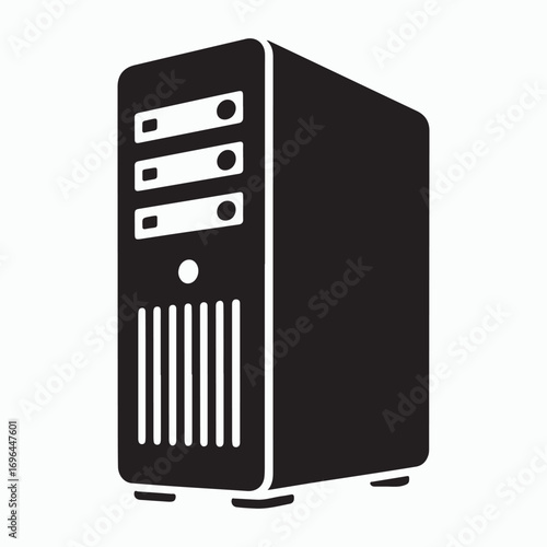 PC case tower gaming solid design