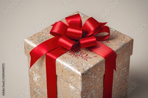 Gift Box Adorned with a Cri...