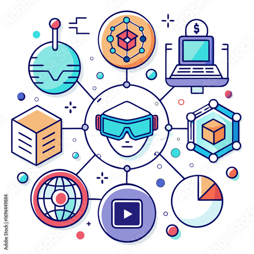 Mental Health Awareness & Self-Care Vector Illustration