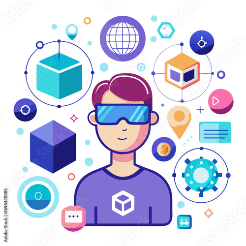 Mental Health Awareness & Self-Care Vector Illustration