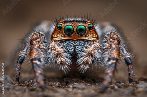 Detailed View of a Jumping ...
