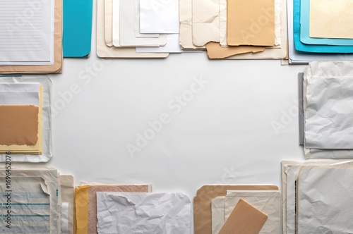 Assortment of different pap...